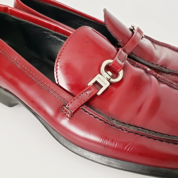 coach red shoes men